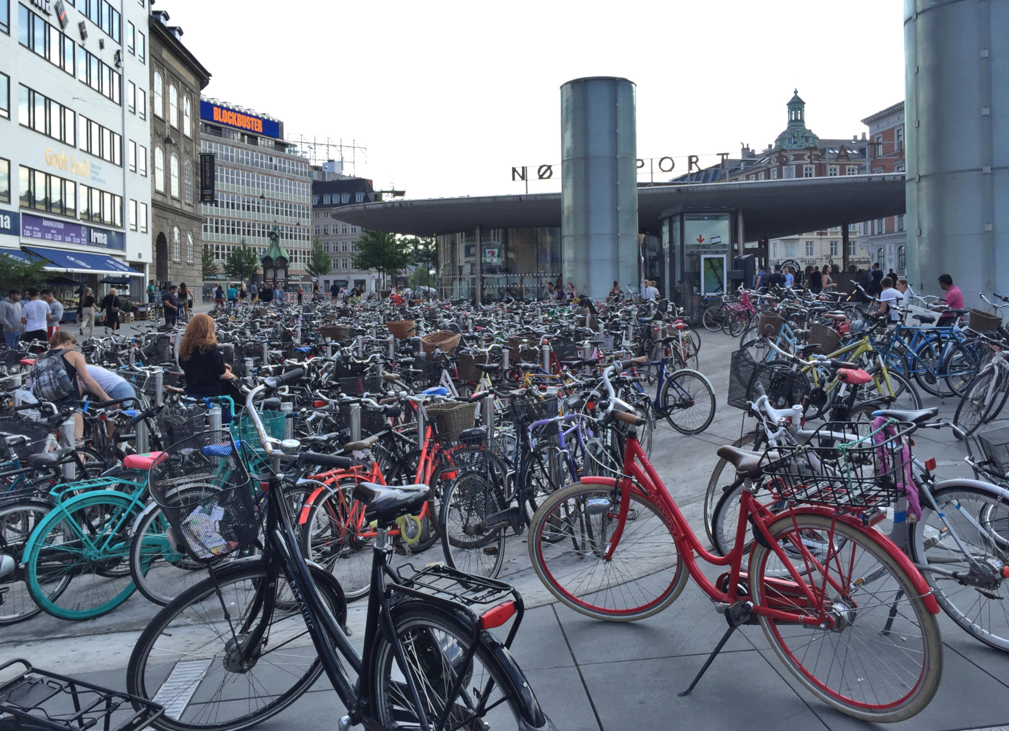beCopenhagen Essential Bike Tour Ny Nørreport Station Bike Parking
